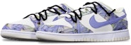 Lookbook 나이키 덩크 로우 '사이バー펑크 그래피티' (블루/퍼플) DJ6188-100(TeamT-机械线路蓝紫S-BOX)