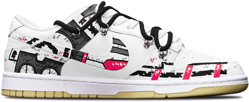 나이키 덩크 로우 '사이버펑크 건담' (블랙/화이트/레드) DV0833-100(TeamT-战损III白红S-BOX) Order 나이키 덩크 로우 '사이버펑크 건담' (블랙/화이트/레드) DV0833-100(TeamT-战损III白红S-BOX)