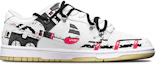 Lookbook Nike Dunk Low Retro "Gundam" Cyberpunk (Personalizadas) DV0833-100(TeamT-战损III白红S-BOX)