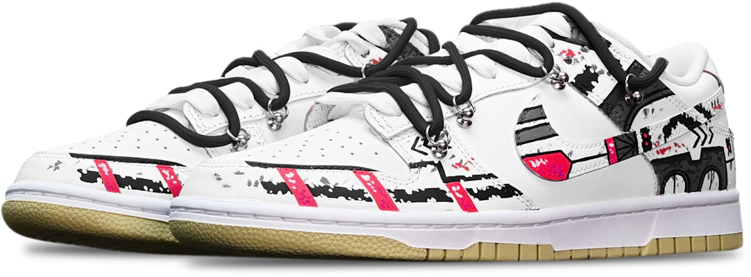 Nike Dunk Low Retro "Gundam" Cyberpunk (Personalizadas) DV0833-100(TeamT-战损III白红S-BOX) Shop Nike Dunk Low Retro "Gundam" Cyberpunk (Personalizadas) DV0833-100(TeamT-战损III白红S-BOX)