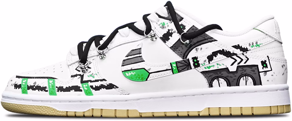 나이키 덩크 로우 레트로 '사이버펑크 검흰초' DV0833-100(TeamT-战损III白绿S-BOX) Buy 나이키 덩크 로우 레트로 '사이버펑크 검흰초' DV0833-100(TeamT-战损III白绿S-BOX)