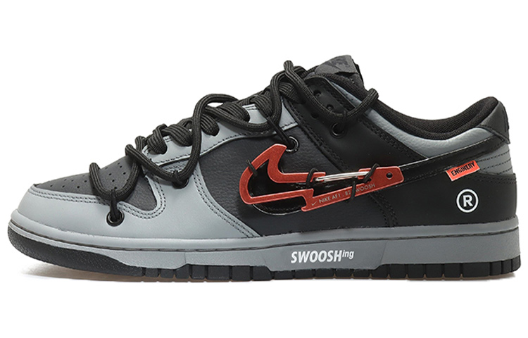 Buy Zapatillas Nike Dunk Low Retro 'Cyberpunk Rayo Negro' DJ6188-002(Team10-男款闪电钩黑色)