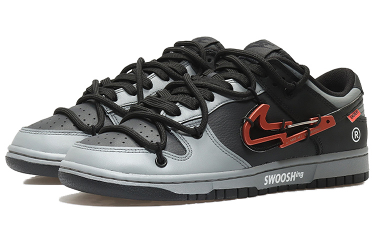 Lookbook Zapatillas Nike Dunk Low Retro 'Cyberpunk Rayo Negro' DJ6188-002(Team10-男款闪电钩黑色)