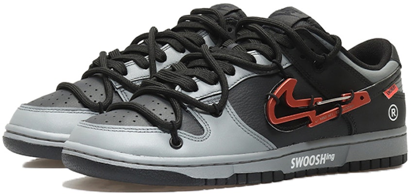 나이키 덩크 로우 레트로 '사이버펑크 블랙 라이트닝' (58 characters) DJ6188-002(Team10-男款闪电钩黑色) Lookbook 나이키 덩크 로우 레트로 '사이버펑크 블랙 라이트닝' (58 characters) DJ6188-002(Team10-男款闪电钩黑色)