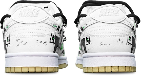나이키 덩크 로우 레트로 '사이버펑크 검흰초' DV0833-100(TeamT-战损III白绿S-BOX) Shop 나이키 덩크 로우 레트로 '사이버펑크 검흰초' DV0833-100(TeamT-战损III白绿S-BOX)