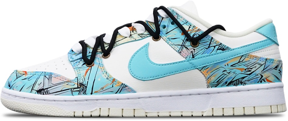 나이키 덩크 로우 레트로 '사이버펑크 블루-화이트' (커스텀) DJ6188-100(TeamT-机械线路蓝白S-BOX) Buy 나이키 덩크 로우 레트로 '사이버펑크 블루-화이트' (커스텀) DJ6188-100(TeamT-机械线路蓝白S-BOX)