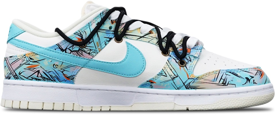 나이키 덩크 로우 레트로 '사이버펑크 블루-화이트' (커스텀) DJ6188-100(TeamT-机械线路蓝白S-BOX) Order 나이키 덩크 로우 레트로 '사이버펑크 블루-화이트' (커스텀) DJ6188-100(TeamT-机械线路蓝白S-BOX)
