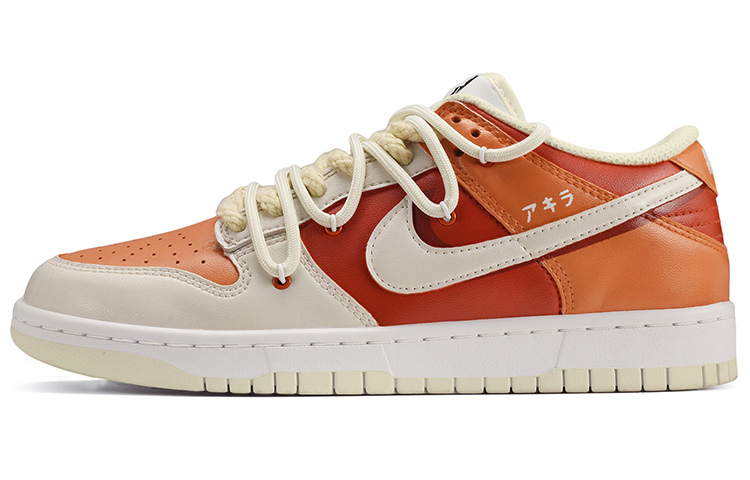 Buy [Kasut Custom] Nike Dunk Low Retro 'Cyberpunk Coconut Milk' DJ6188-100(TeamE-男款赛博朋克红橙白)