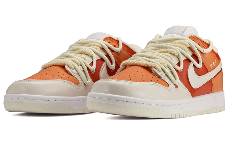 Lookbook [Kasut Custom] Nike Dunk Low Retro 'Cyberpunk Coconut Milk' DJ6188-100(TeamE-男款赛博朋克红橙白)