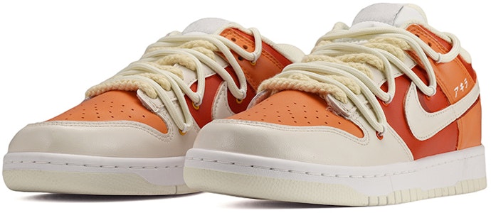 나이키 덩크 로우 레트로 '사이버펑크 코코넛 밀크' (커스텀) DJ6188-100(TeamE-男款赛博朋克红橙白) Lookbook 나이키 덩크 로우 레트로 '사이버펑크 코코넛 밀크' (커스텀) DJ6188-100(TeamE-男款赛博朋克红橙白)