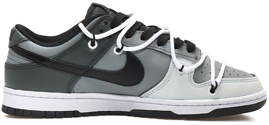 Zapatillas Nike Dunk Low Retro 'Cyberpunk Noche Gris Oscuro Blanco' DJ6188-002(Team10-男款闪电钩灰白) Order Zapatillas Nike Dunk Low Retro 'Cyberpunk Noche Gris Oscuro Blanco' DJ6188-002(Team10-男款闪电钩灰白)