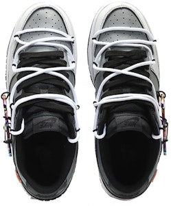 【カスタムシューズ】ナイキ ダンク ロー レトロ「サイバーパンクダークナイトグレー・ホワイト」 DJ6188-002(Team10-男款闪电钩灰白) Shop 【カスタムシューズ】ナイキ ダンク ロー レトロ「サイバーパンクダークナイトグレー・ホワイト」 DJ6188-002(Team10-男款闪电钩灰白)