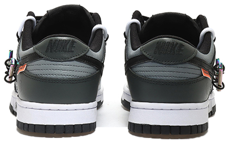 Purchase [Kasut Tersuai] Nike Dunk Low Retro 'Cyberpunk Gelap Malam Kelabu Putih' DJ6188-002(Team10-男款闪电钩灰白)