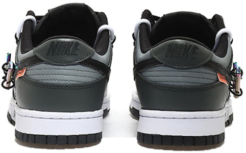 【カスタムシューズ】ナイキ ダンク ロー レトロ「サイバーパンクダークナイトグレー・ホワイト」 DJ6188-002(Team10-男款闪电钩灰白) Purchase 【カスタムシューズ】ナイキ ダンク ロー レトロ「サイバーパンクダークナイトグレー・ホワイト」 DJ6188-002(Team10-男款闪电钩灰白)