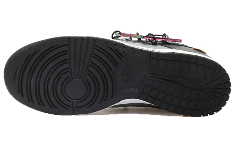 Details for [Kasut Tersuai] Nike Dunk Low Retro 'Cyberpunk Gelap Malam Kelabu Putih' DJ6188-002(Team10-男款闪电钩灰白)