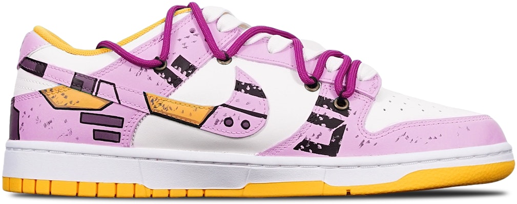 나이키 덩크 로우 '사이버펑크 해체 보라 빨강 하양' DD1391-702(TeamT-战损II紫红S-BOX) Order 나이키 덩크 로우 '사이버펑크 해체 보라 빨강 하양' DD1391-702(TeamT-战损II紫红S-BOX)