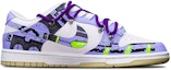 Order 나이키 덩크 로우 레트로 '사이버펑크 디컨스트럭티드 블루 퍼플 화이트' DV0833-100(TeamT-战损III蓝紫S-BOX)