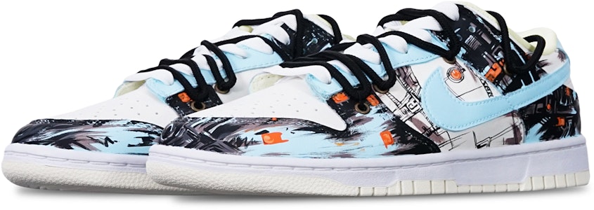 Zapatillas Nike Dunk Low Retro 'Cyberpunk Graffiti Azul Blanco' DJ6188-100(TeamT-赛博涂鸦蓝白S-BOX) Lookbook Zapatillas Nike Dunk Low Retro 'Cyberpunk Graffiti Azul Blanco' DJ6188-100(TeamT-赛博涂鸦蓝白S-BOX)