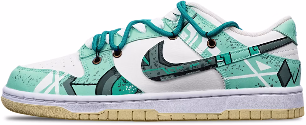 【カスタムシューズ】ナイキ ダンク ロー レトロ 'サイバーパンクガンダム 解除 白-緑' DV0833-100(TeamT-战损蒂芙尼S-BOX) Buy 【カスタムシューズ】ナイキ ダンク ロー レトロ 'サイバーパンクガンダム 解除 白-緑' DV0833-100(TeamT-战损蒂芙尼S-BOX)