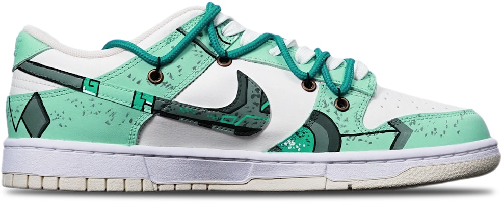 나이키 덩크 로우 레트로 '사이버펑크 녹백' (Nike Dunk Low Retro 'Cyberpunk Green-White') DJ6188-100(TeamT-战损蒂芙尼S-BOX) Order 나이키 덩크 로우 레트로 '사이버펑크 녹백' (Nike Dunk Low Retro 'Cyberpunk Green-White') DJ6188-100(TeamT-战损蒂芙尼S-BOX)