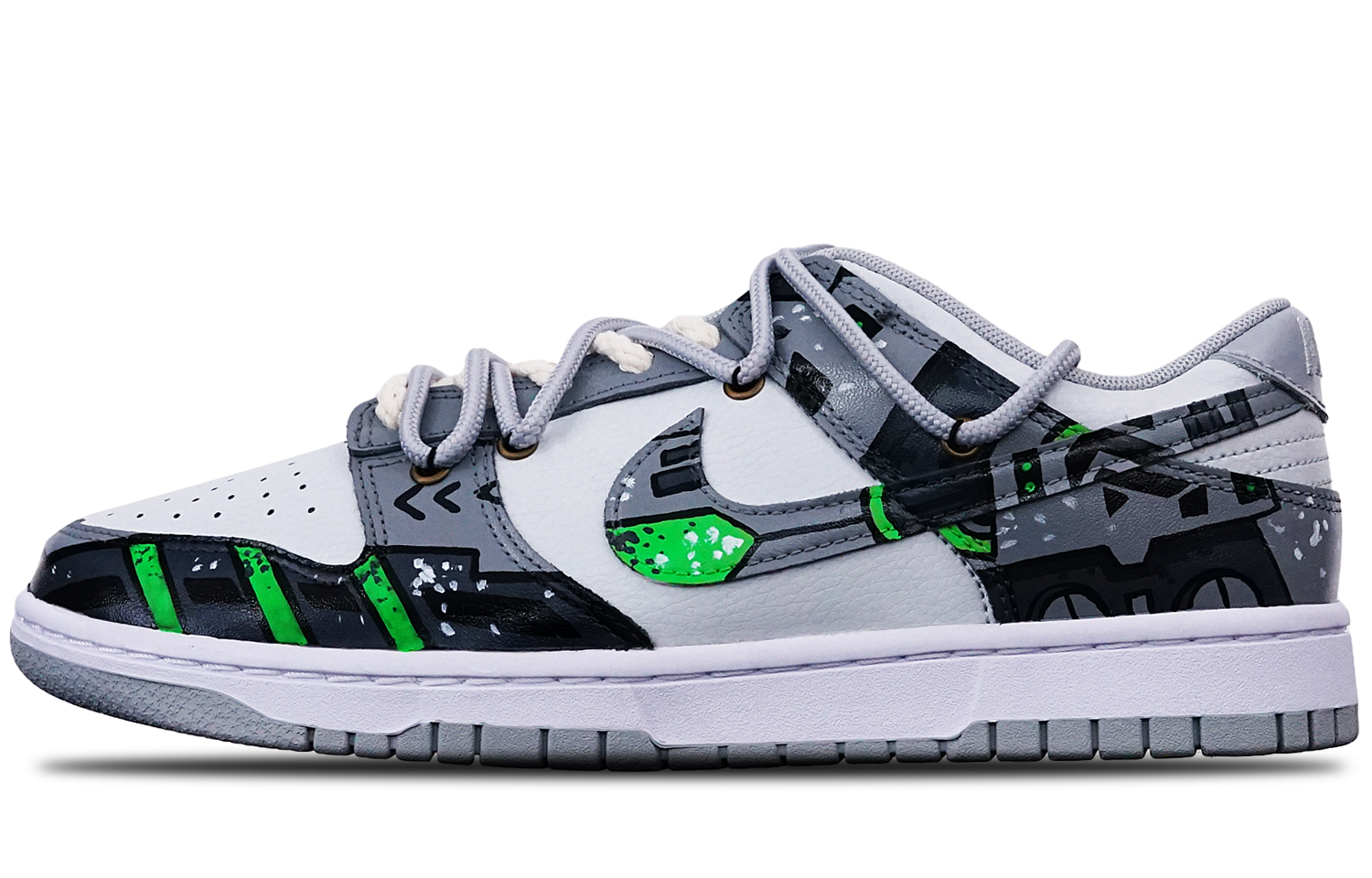 Order [Custom Shoes] Nike Dunk Low Retro 'Cyberpunk Vibe Deconstructed'