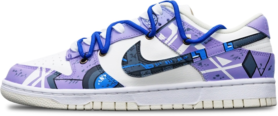 Nike Dunk Low Retro "Gundam Cyberpunk" Azul Blanco DJ6188-100(TeamT-光变战损雾霾蓝S-BOX) Order Nike Dunk Low Retro "Gundam Cyberpunk" Azul Blanco DJ6188-100(TeamT-光变战损雾霾蓝S-BOX)