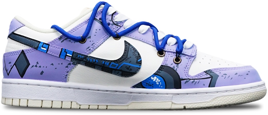 Nike Dunk Low Retro "Gundam Cyberpunk" Azul Blanco DJ6188-100(TeamT-光变战损雾霾蓝S-BOX) Shop Nike Dunk Low Retro "Gundam Cyberpunk" Azul Blanco DJ6188-100(TeamT-光变战损雾霾蓝S-BOX)