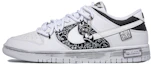 Buy 【定制鞋款】耐克Dunk Low复古'Da Vinci黑白' DJ6188-101(TeamM-男款怪兽狂欢)