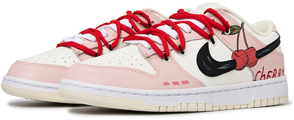 나이키 덩크 로우 '다빈치 벚꽃 코코넛밀크' (커스텀) DJ6188-100(TeamM-男款荆桃之夏粉白) Lookbook 나이키 덩크 로우 '다빈치 벚꽃 코코넛밀크' (커스텀) DJ6188-100(TeamM-男款荆桃之夏粉白)