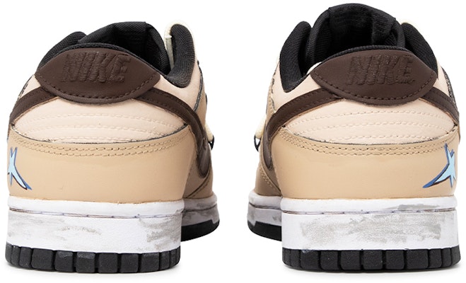 【定制球鞋】Nike Dunk Low Retro 達芬奇定制 復古主題定制 rich man 塗鴉 解構 情侶 低幫 板鞋 男款 卡其棕 Shop 【定制球鞋】Nike Dunk Low Retro 達芬奇定制 復古主題定制 rich man 塗鴉 解構 情侶 低幫 板鞋 男款 卡其棕