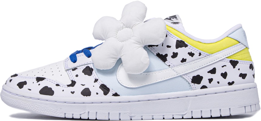 【カスタムシューズ】ナイキ ダンク ロー レトロ 'ダ・ヴィンチ スペックル' DJ6188-101(TeamM-男款斑点乐园黑白蓝黄) Buy 【カスタムシューズ】ナイキ ダンク ロー レトロ 'ダ・ヴィンチ スペックル' DJ6188-101(TeamM-男款斑点乐园黑白蓝黄)