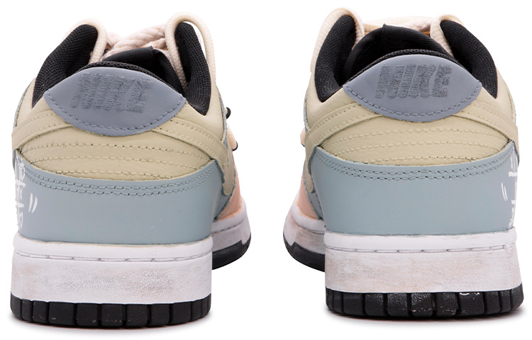 Shop Nike Dunk Low Retro "Da Vinci" Desconstruidas DJ6188-002(TeamM-男款华夫棋盘)