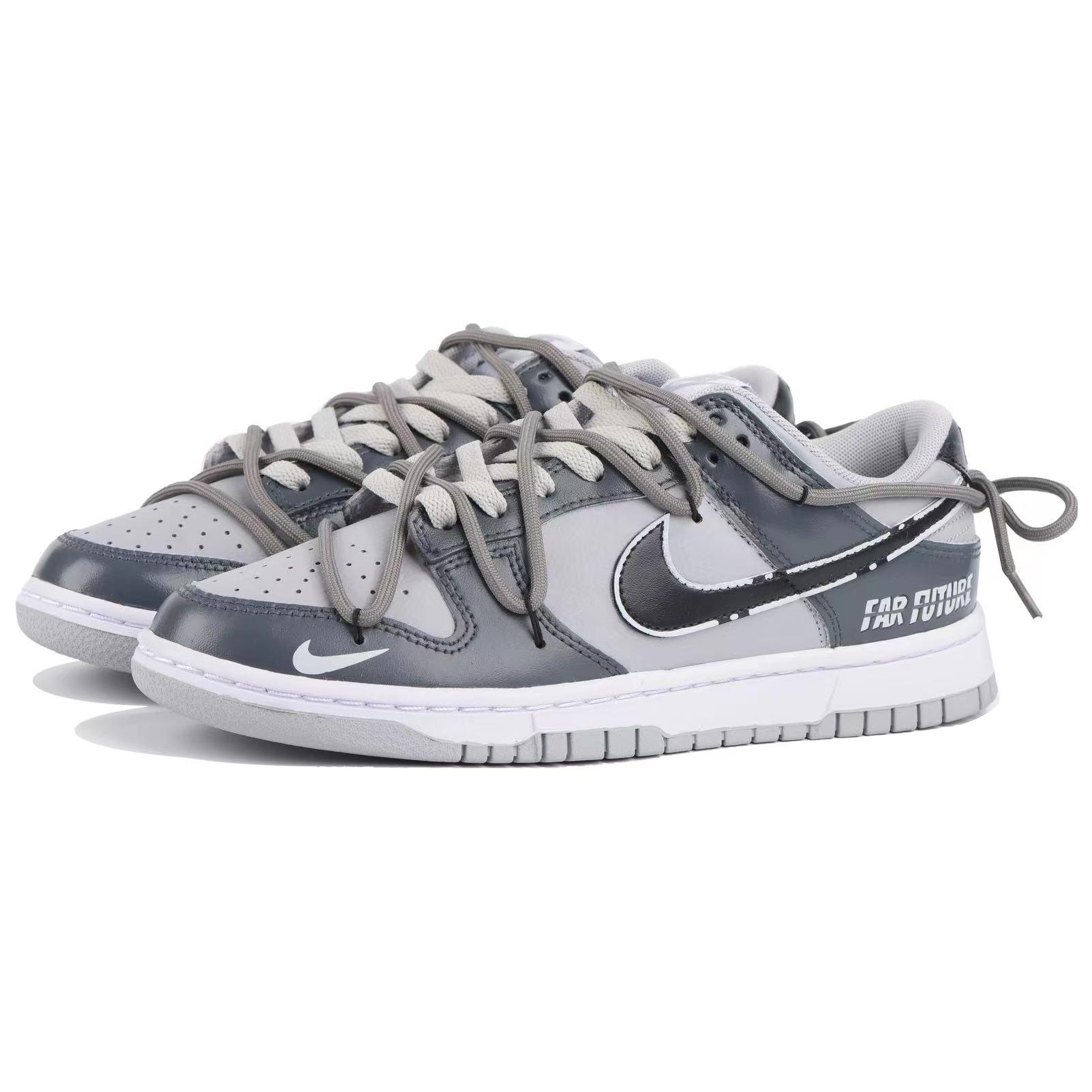 Lookbook 【定制鞋】耐克Dunk Low 复古款“深灰黑朋克” DJ6188-003(Team32男款-遥远未来)