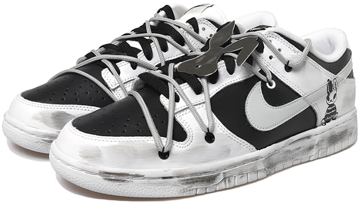Zapatillas Nike Dunk Low Retro 'Conejo Oscuro Blanco-Gris-Negro' DJ6188-101(Team拾玖-暗黑小兔男S-BOX) Lookbook Zapatillas Nike Dunk Low Retro 'Conejo Oscuro Blanco-Gris-Negro' DJ6188-101(Team拾玖-暗黑小兔男S-BOX)