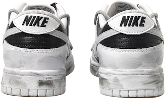 【定制球鞋】 Nike Dunk Low Retro 暗黑小兔 復古 鏡面兔掛飾 做舊Vibe解構鞋帶 低幫 板鞋 男款 白灰黑 Purchase 【定制球鞋】 Nike Dunk Low Retro 暗黑小兔 復古 鏡面兔掛飾 做舊Vibe解構鞋帶 低幫 板鞋 男款 白灰黑
