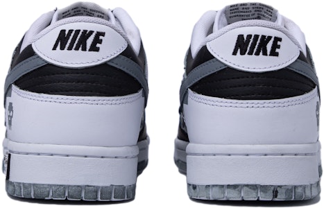【カスタムシューズ】ナイキ ダンク ロー レトロ 'データクライシス グレー ブラック' DJ6188-101(TeamM-男款数据危机S-BOX) Shop 【カスタムシューズ】ナイキ ダンク ロー レトロ 'データクライシス グレー ブラック' DJ6188-101(TeamM-男款数据危机S-BOX)