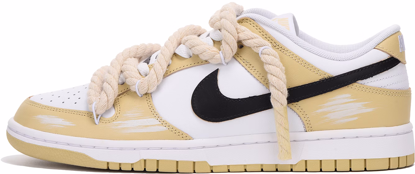 custom-shoes-nike-dunk-low-retro-deconstructed-yellow
