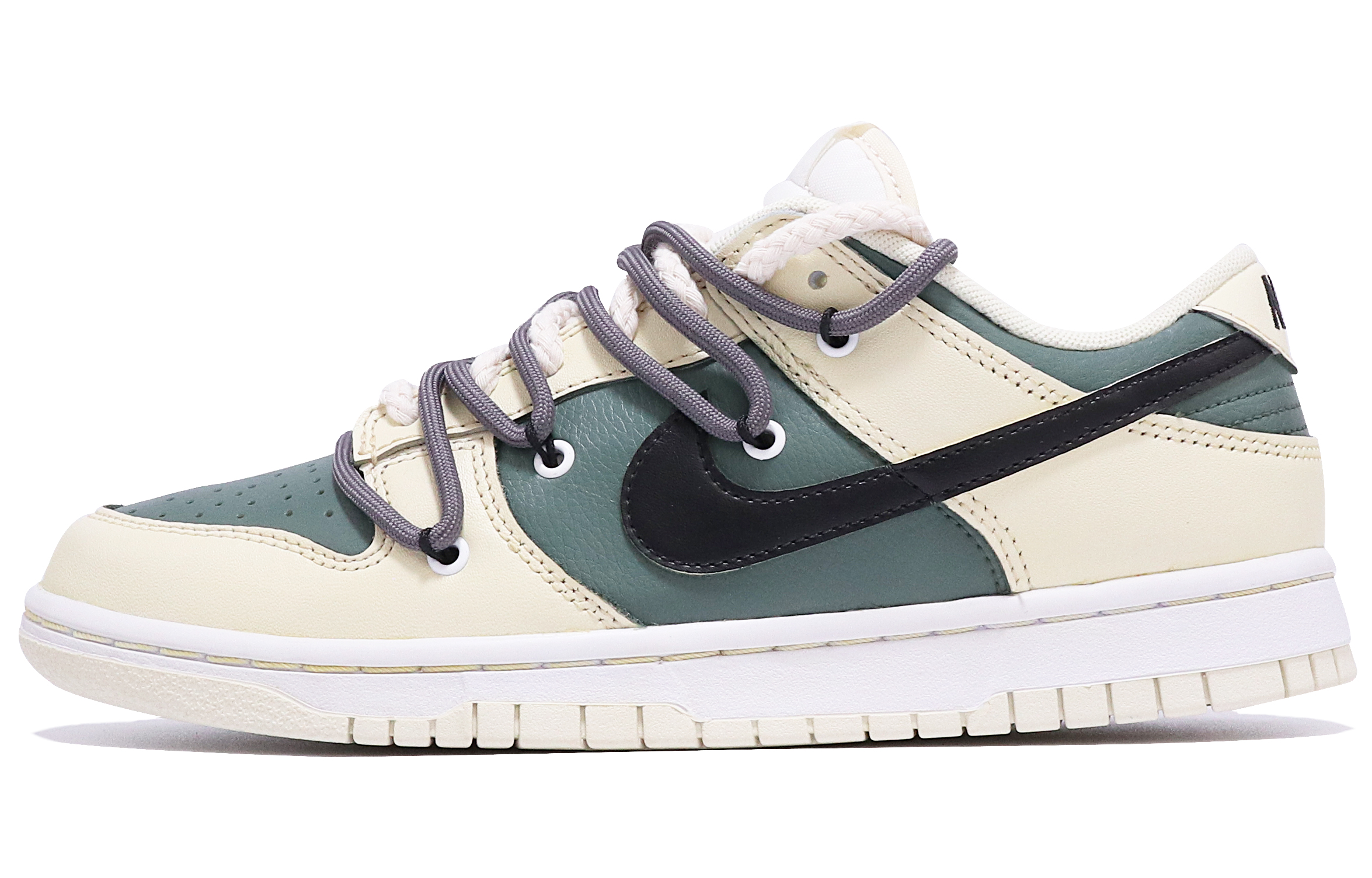 [Custom Shoes] Nike Dunk Low Retro 'Deconstructed Oxidized Yellow-Green'