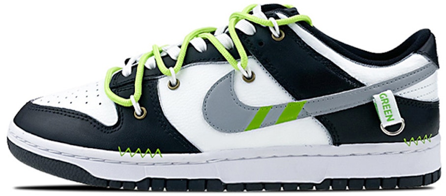 나이키 덩크 로우 레트로 "디컨 메탈릭 버클 검흰" DJ6188-002(Team叁-男款复古解构green) Buy 나이키 덩크 로우 레트로 "디컨 메탈릭 버클 검흰" DJ6188-002(Team叁-男款复古解构green)