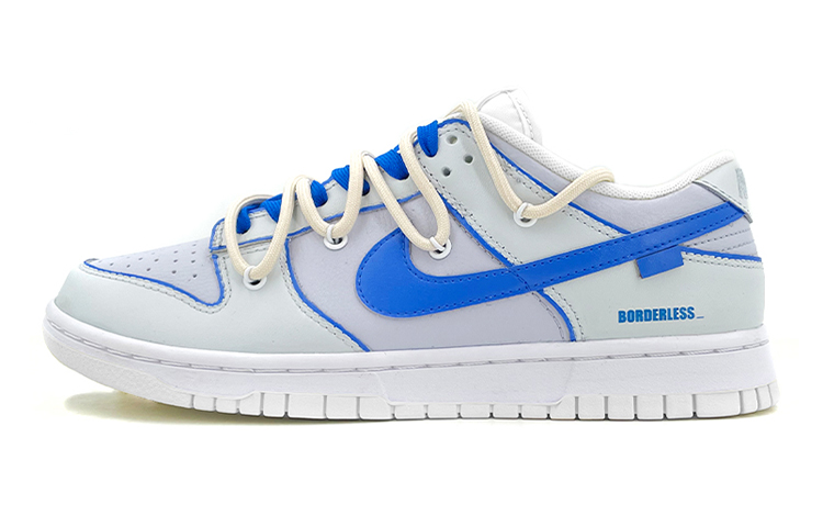 Buy 【オーダーメイドシューズ】ナイキ ダンク ロー レトロ「デコンストラクト レース ブルーチェック」 DH9765-100(TeamK-女款蓝色方块）