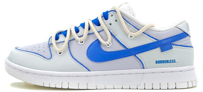 custom-shoes-nike-dunk-low-retro-deconstructed-laces-blue-plaid