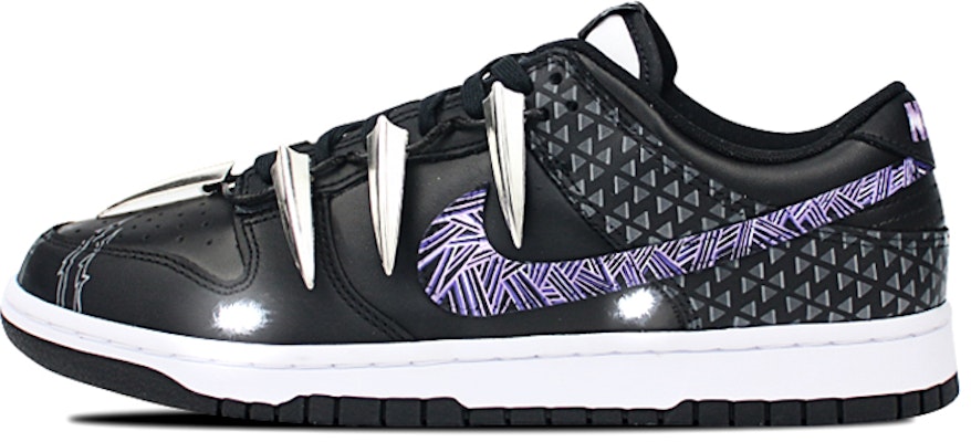 나이키 덩크 로우 '히어로 팬서' 커스텀 (80자 제한 맞춤) DD1391-100(Team-叁男女款喷绘手绘黑银紫黑豹) Buy 나이키 덩크 로우 '히어로 팬서' 커스텀 (80자 제한 맞춤) DD1391-100(Team-叁男女款喷绘手绘黑银紫黑豹)