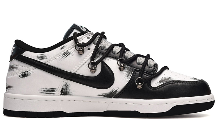 Order 나이키 덩크 로우 '그라피티' (커스텀) DD1391-100(TeamE-男款暗夜使者黑白灰)