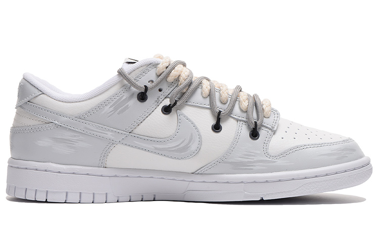 Order 【カスタムシューズ】ナイキダンクロー レトロ 'デコンストラクトバイブ グレー' DJ6188-101(Team拾伍-男款纸飞机S-BOX)