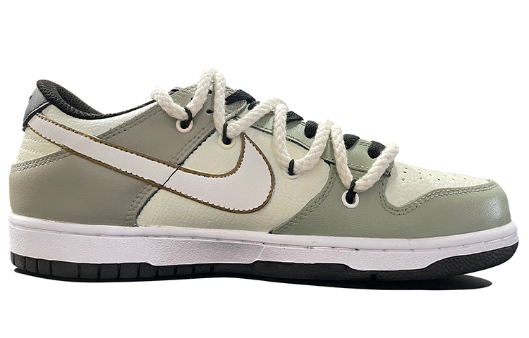 [Custom Shoes] Nike Dunk Low Retro 'Deconstructed Hand-Painted Olive' 圖 2