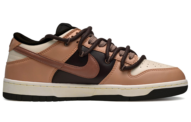 Order [Sepatu Custom] Nike Dunk Low Retro 'Deconstructed Vibe Pabrik Cokelat' DJ6188-002(TeamE-男款巧克力工厂黑棕)