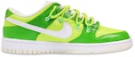 Order 나이키 덩크 로우 '해체된 애플그린 스마일' (커스텀) DJ6188-100(TeamF-男款笑脸苹果绿)