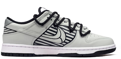 나이키 덩크 로우 레트로 '디컨스트럭티드 그레이 블랙' (커스텀) DD1391-100(Team44-破碎线条) Order 나이키 덩크 로우 레트로 '디컨스트럭티드 그레이 블랙' (커스텀) DD1391-100(Team44-破碎线条)