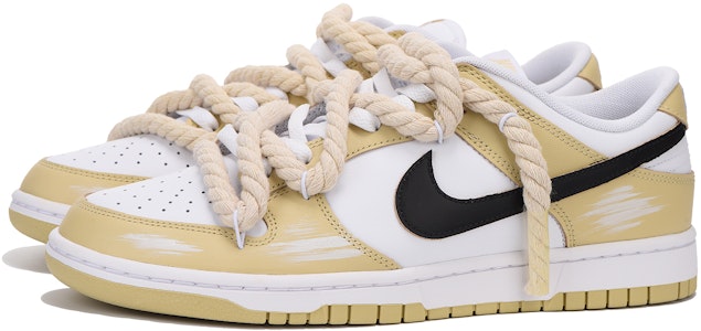 나이키 덩크 로우 레트로 '디컨스트럭티드 옐로우' (커스텀) DV0833-100(Team拾伍-男款做旧黄) Lookbook 나이키 덩크 로우 레트로 '디컨스트럭티드 옐로우' (커스텀) DV0833-100(Team拾伍-男款做旧黄)