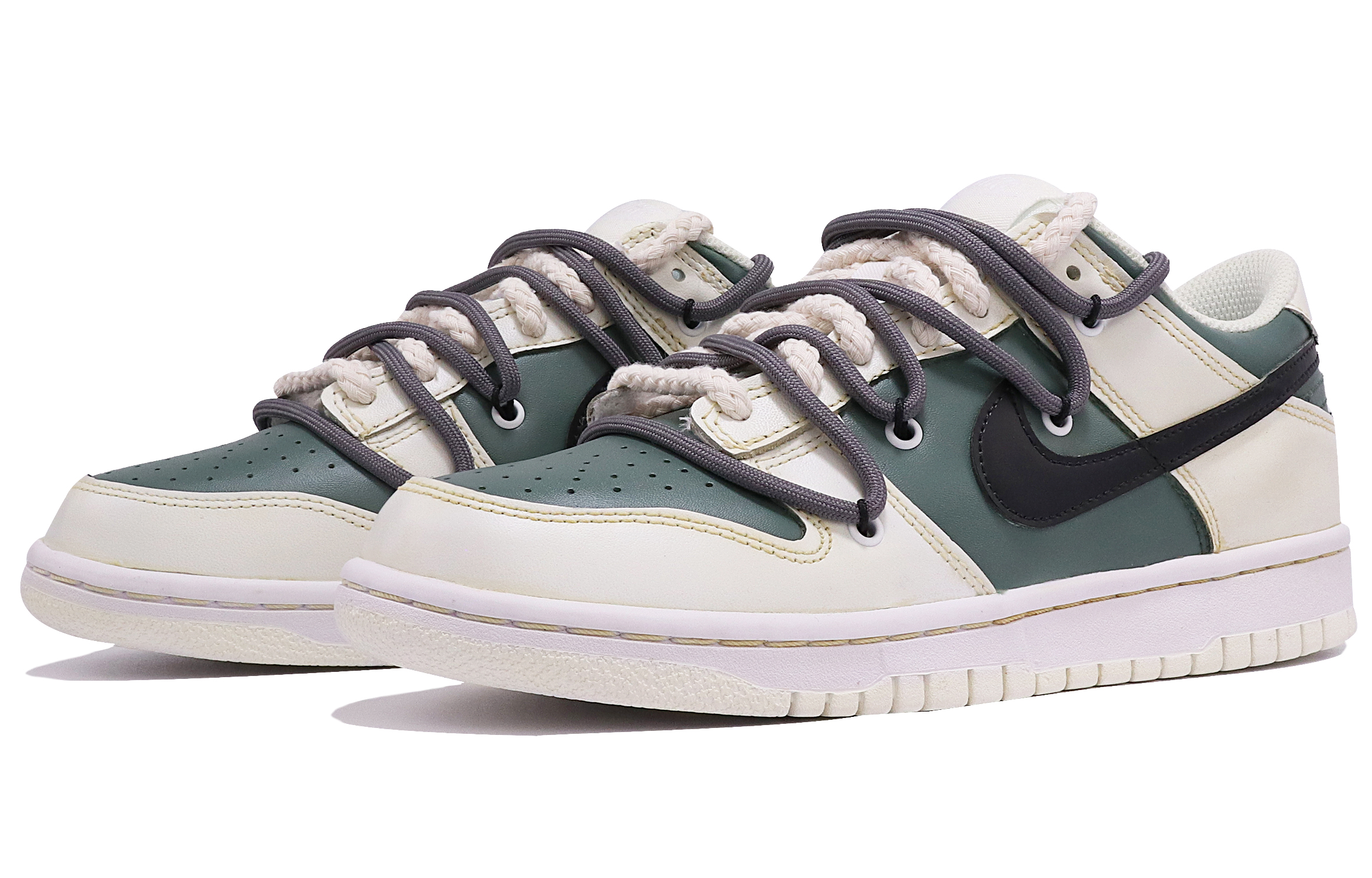 [Custom Shoes] Nike Dunk Low Retro 'Deconstructed Oxidized Yellow-Green' 圖 3